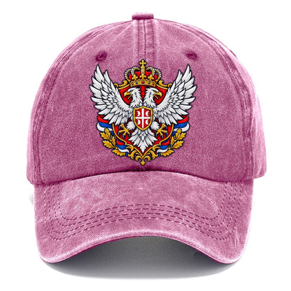 Serbia Heraldic Crest Country Logos Classic Cap – Dusty Rose