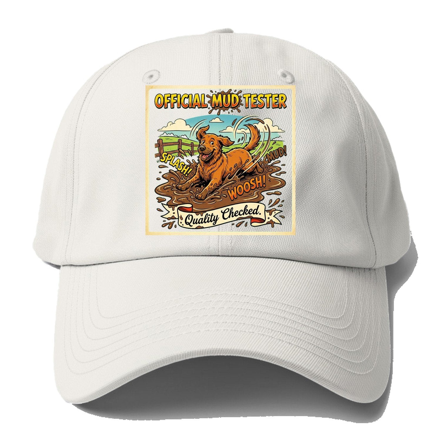 Official Mud Tester Baseball Cap – Off White