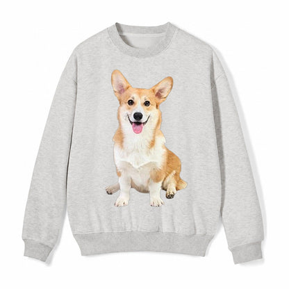 Welsh Corgi Owner Owner Fleece Sweatshirt – Light Gray