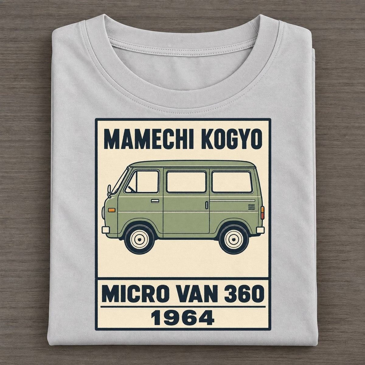 Mamechi Van Showa Speed Plates Classic T-shirt – Grey