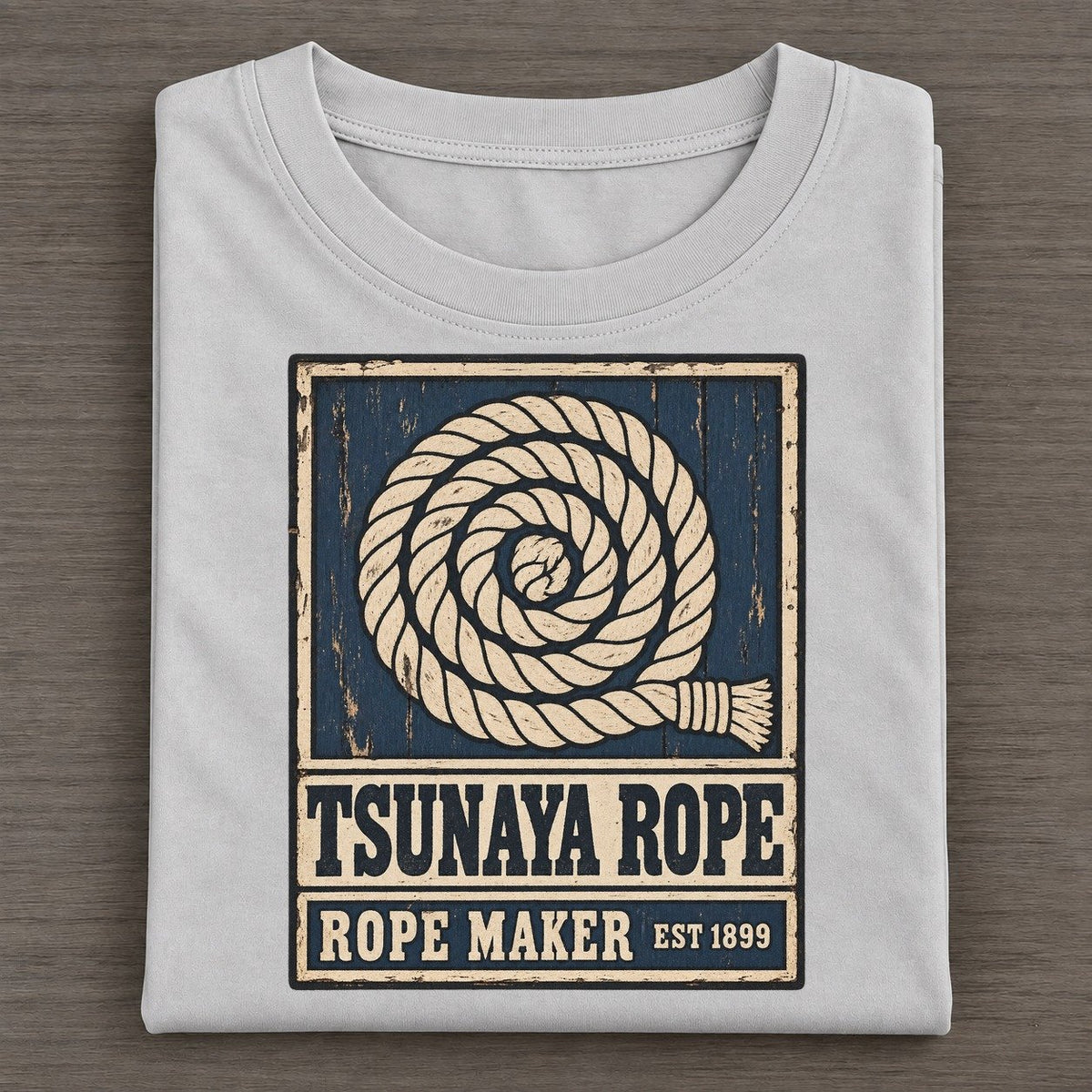 Tsunaya Rope Works Noren Trade Co Classic T-shirt – Grey
