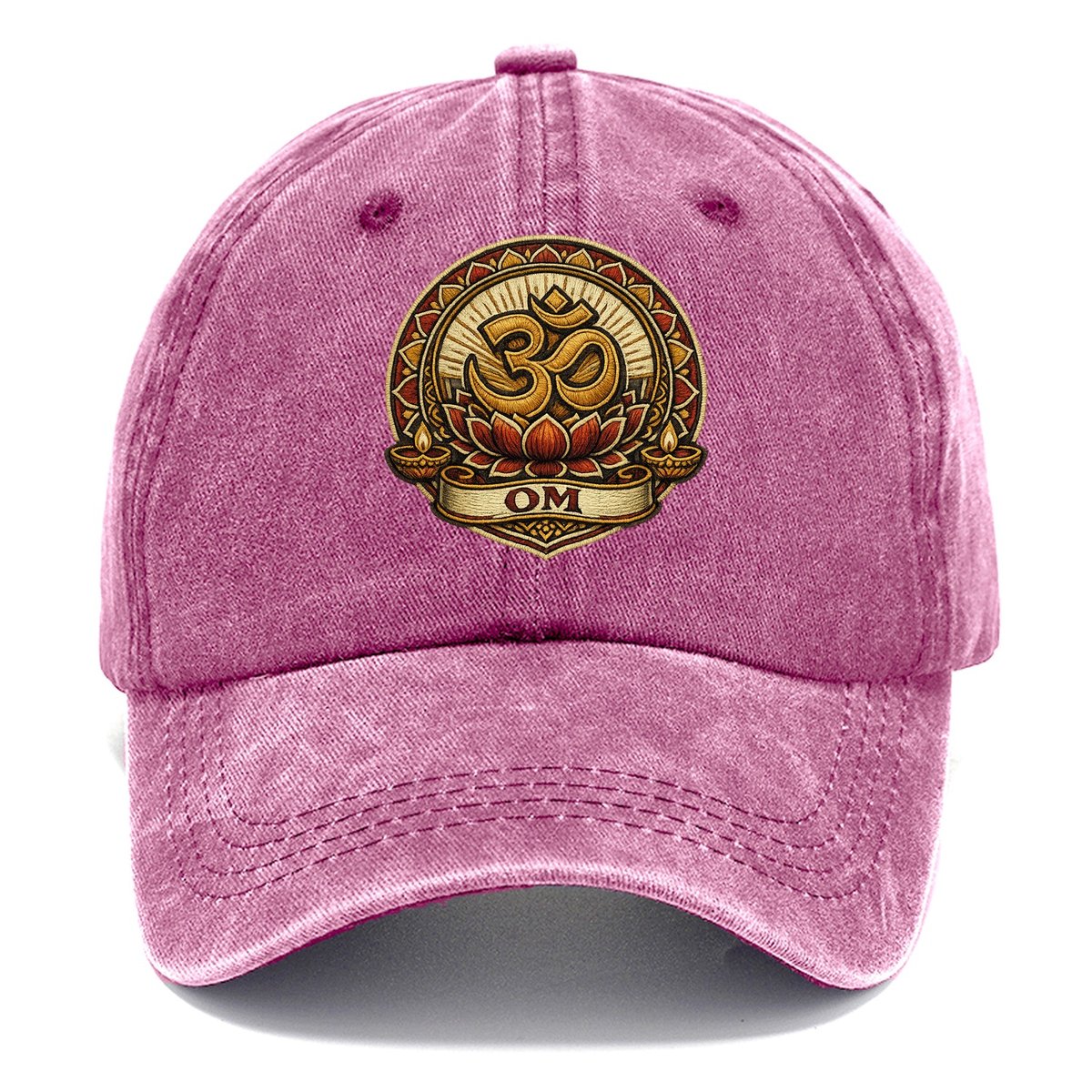 Om Sacred Sound Classic Cap – Dusty Rose