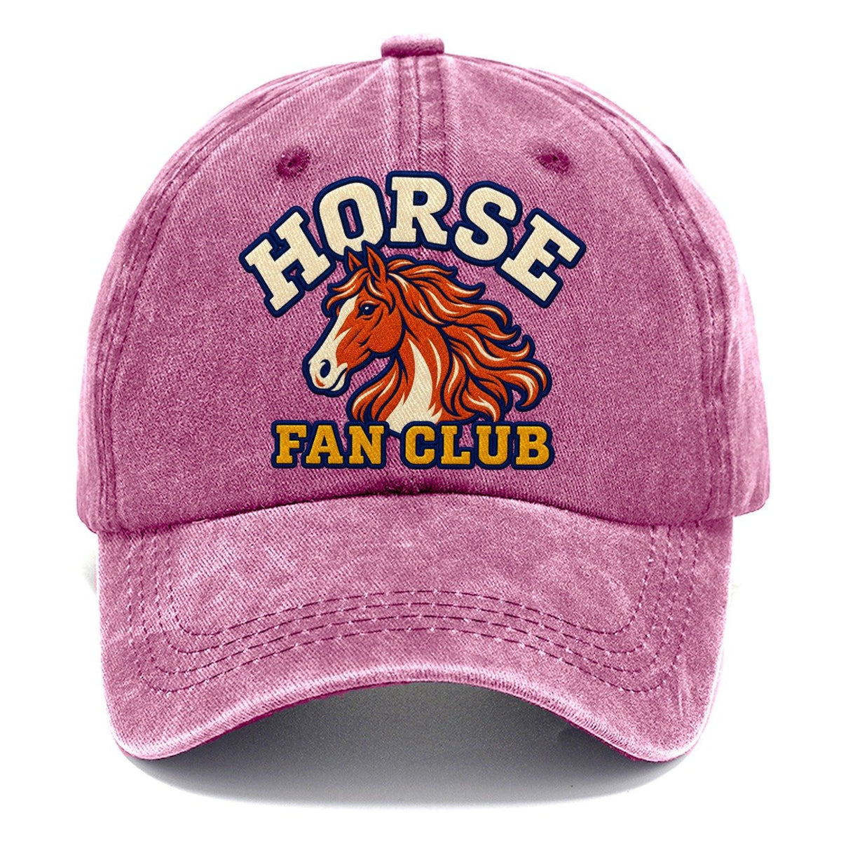 Horse Fan Club Classic Cap – Dusty Rose
