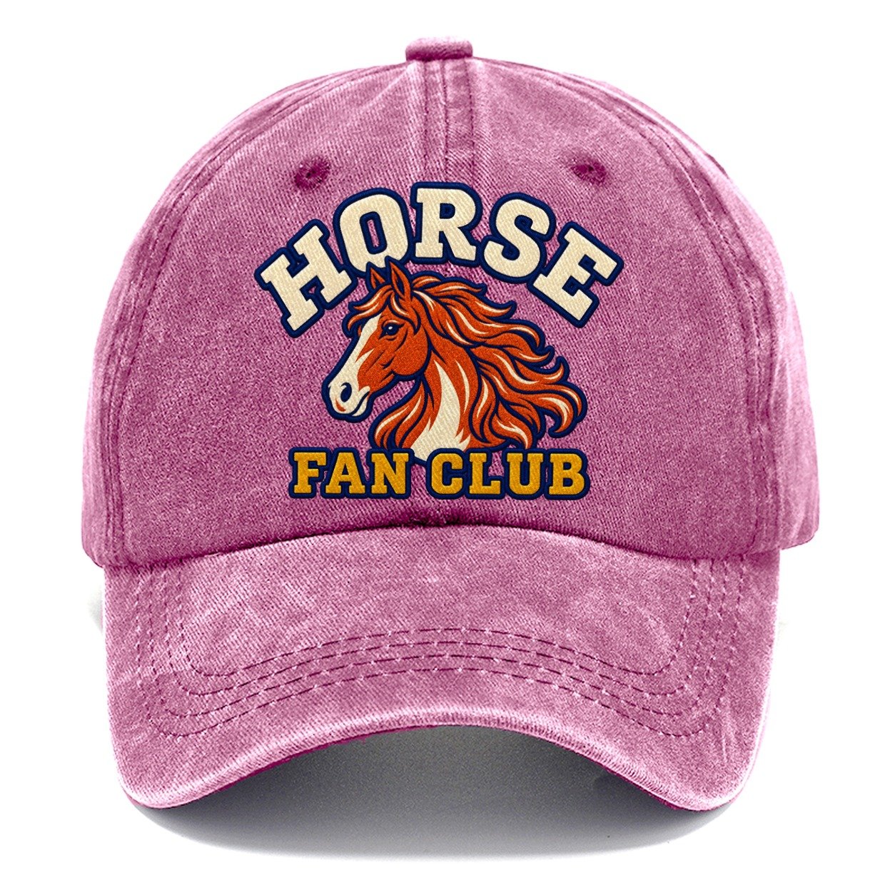 Horse Fan Club Classic Cap – Dusty Rose