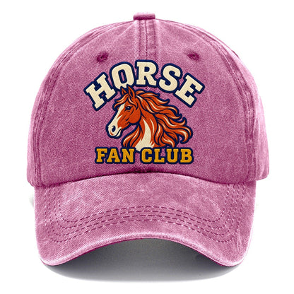 Horse Fan Club Classic Cap – Dusty Rose