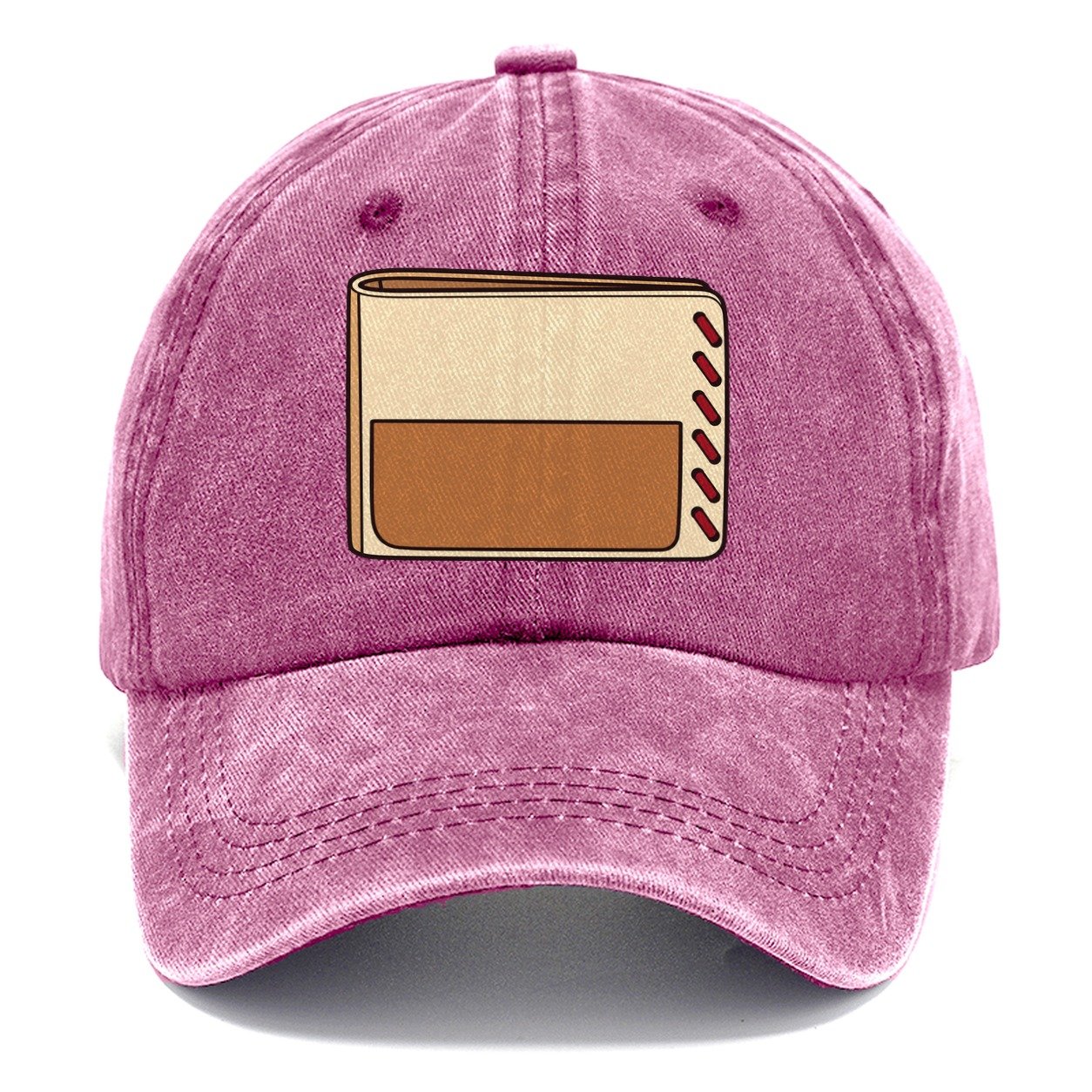 Bifold Wallet Study Leathercraft Classic Cap – Dusty Rose