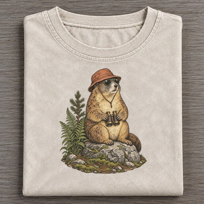 Marmot Lookout Slow Camp Club Vintage T-shirt – Off White