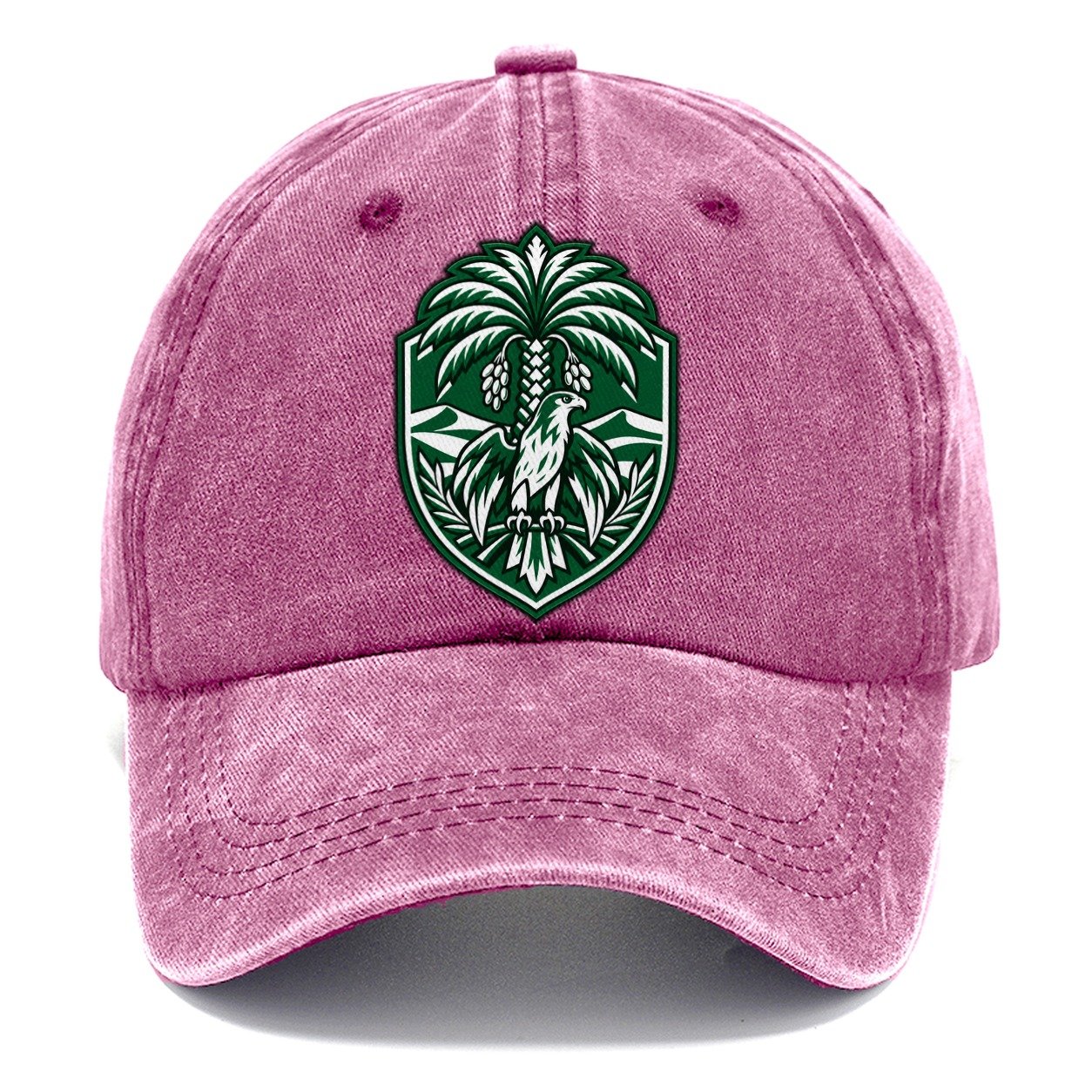 Saudi Arabia Minimal Emblem Country Logos Classic Cap – Dusty Rose