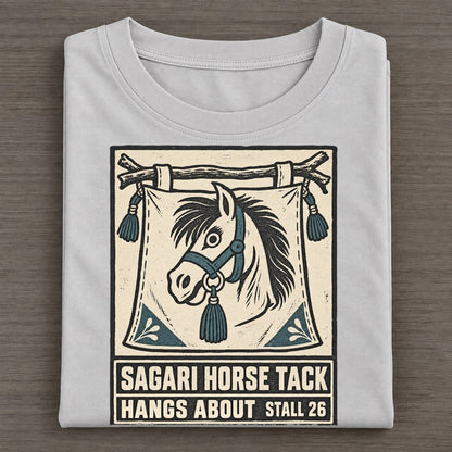 Sagari Horse Tack Yokai Night Market Classic T-shirt – Grey