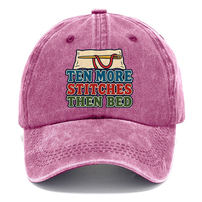 Ten More Stitches And Needlework Classic Cap – Dusty Rose
