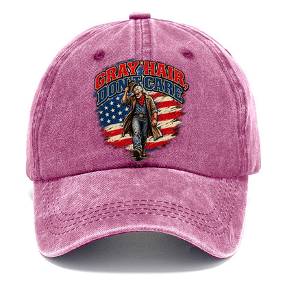 Gray Hair Don T Care Old Man Strong Classic Cap – Dusty Rose