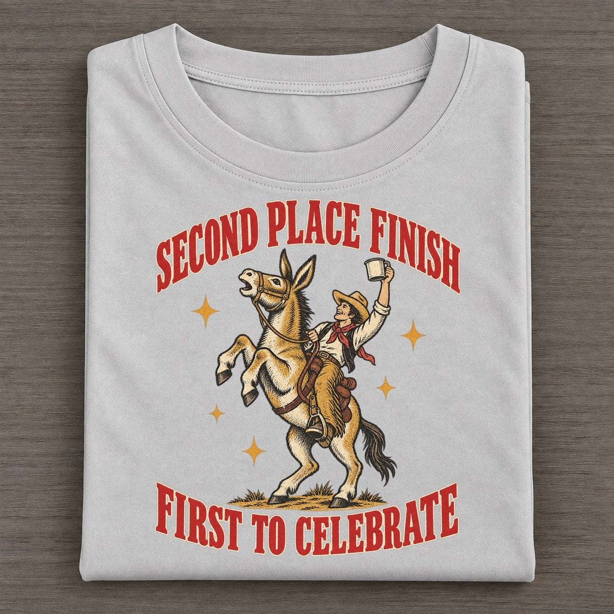 First To Celebrate Unhinged Affirmations Classic T-shirt – Grey