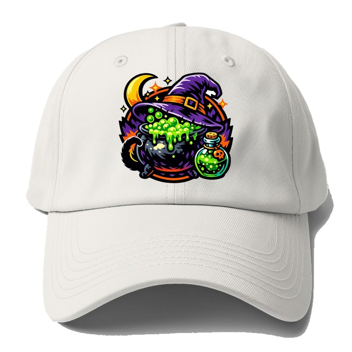 Neon Cauldron Brew Baseball Cap – Off White
