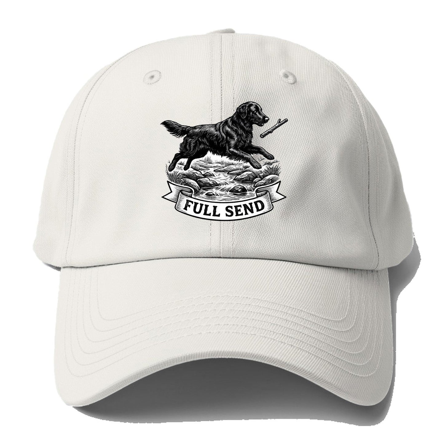 Full Send Baseball Cap – Off White