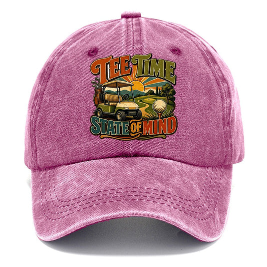 Tee Time State Of Mind Classic Cap – Dusty Rose