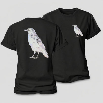 Raven Women's Cotton T-Shirt – Black