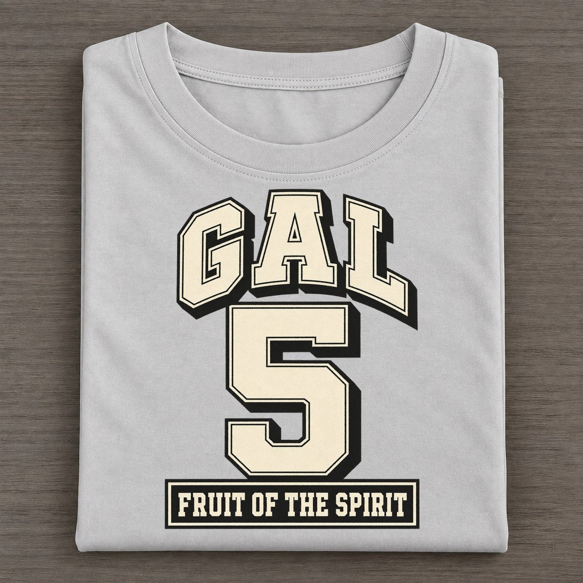 Galatians 5 Varsity Chapel Varsity Classic T-shirt – Grey