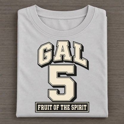 Galatians 5 Varsity Chapel Varsity Classic T-shirt – Grey