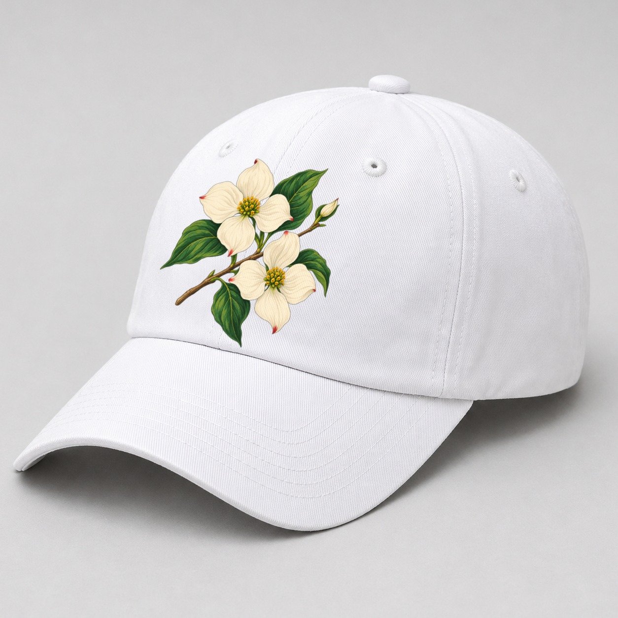 White — angle view