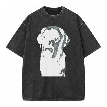 Black Labrador Vintage T-shirt – Black
