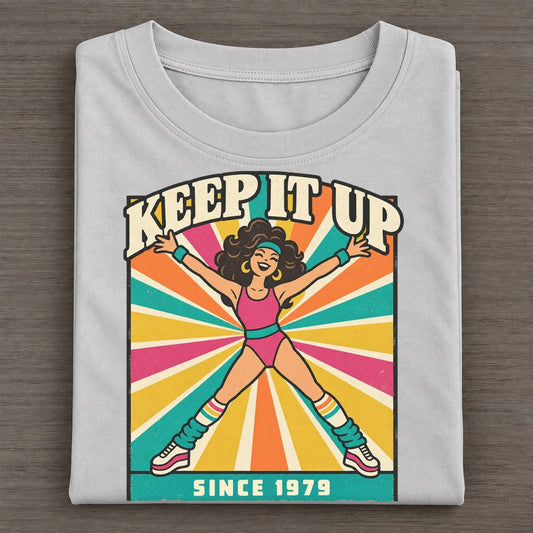 Aerobics Lady Boogie Bodies Classic T-shirt – Grey