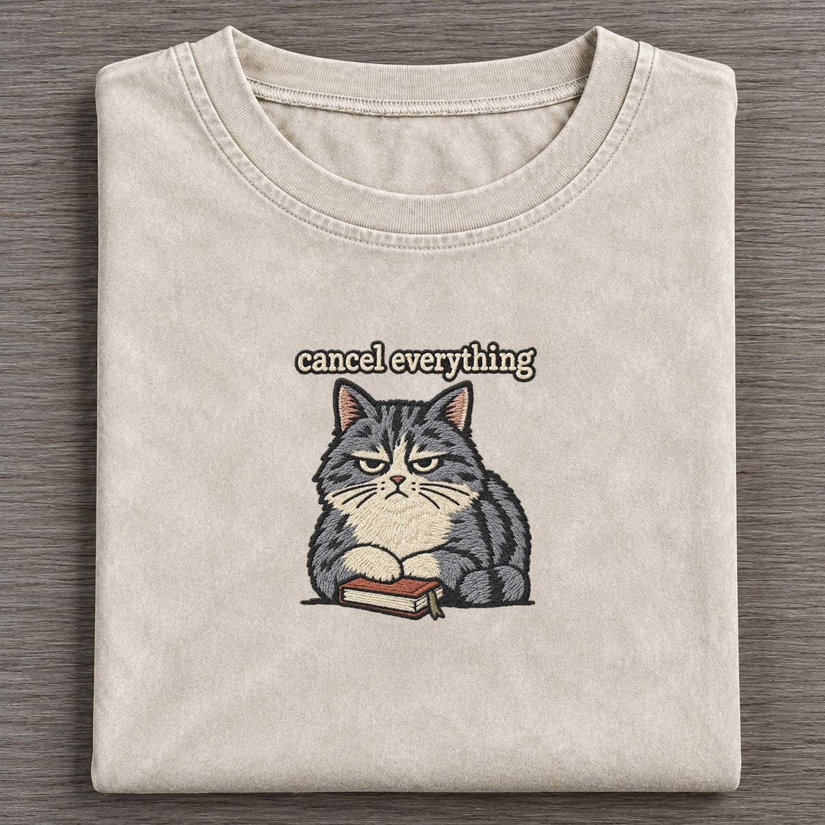 Cancel Everything Strongly Worded Vintage T-shirt – Off White