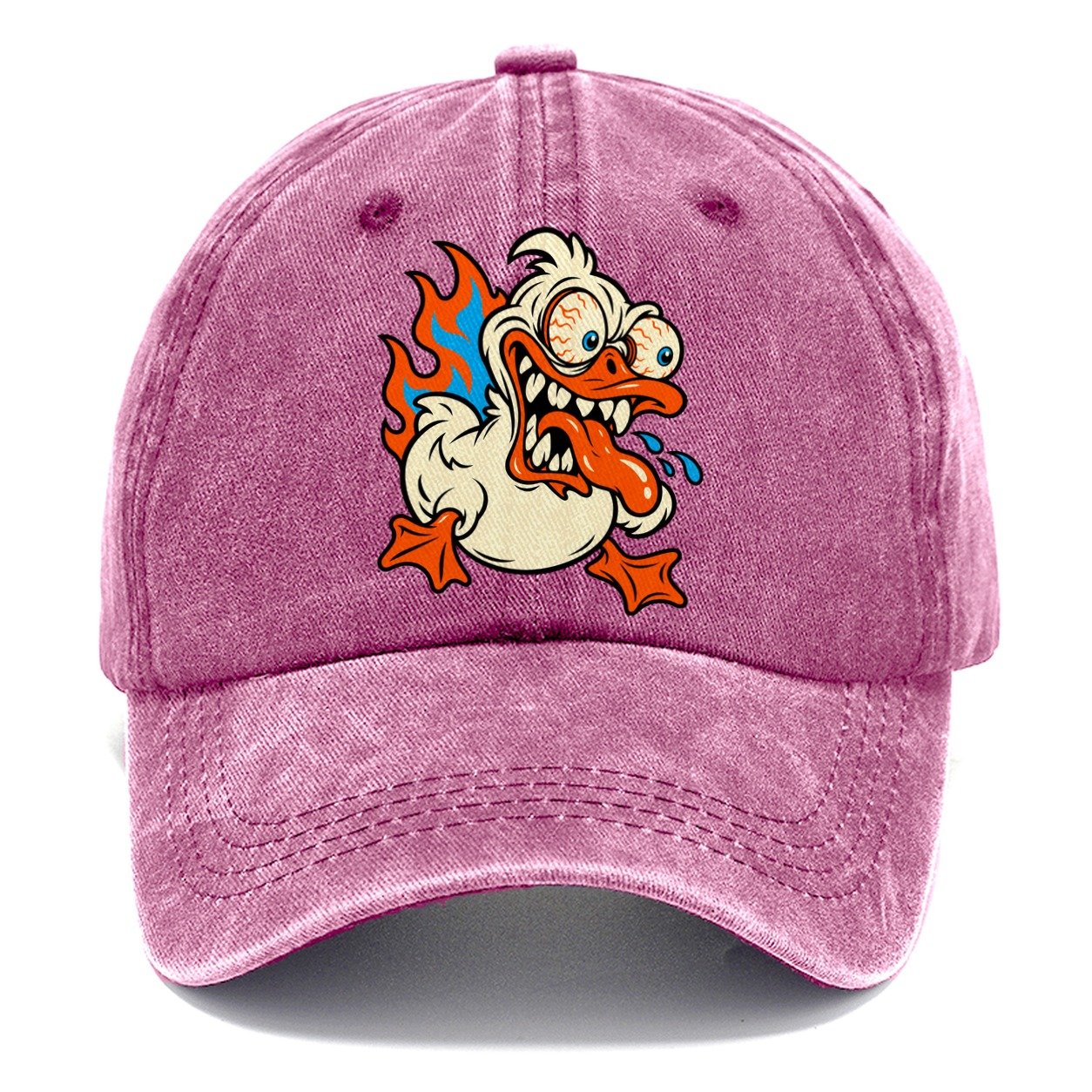 Rabid Rubber Duck Crazy Styles Classic Cap – Dusty Rose