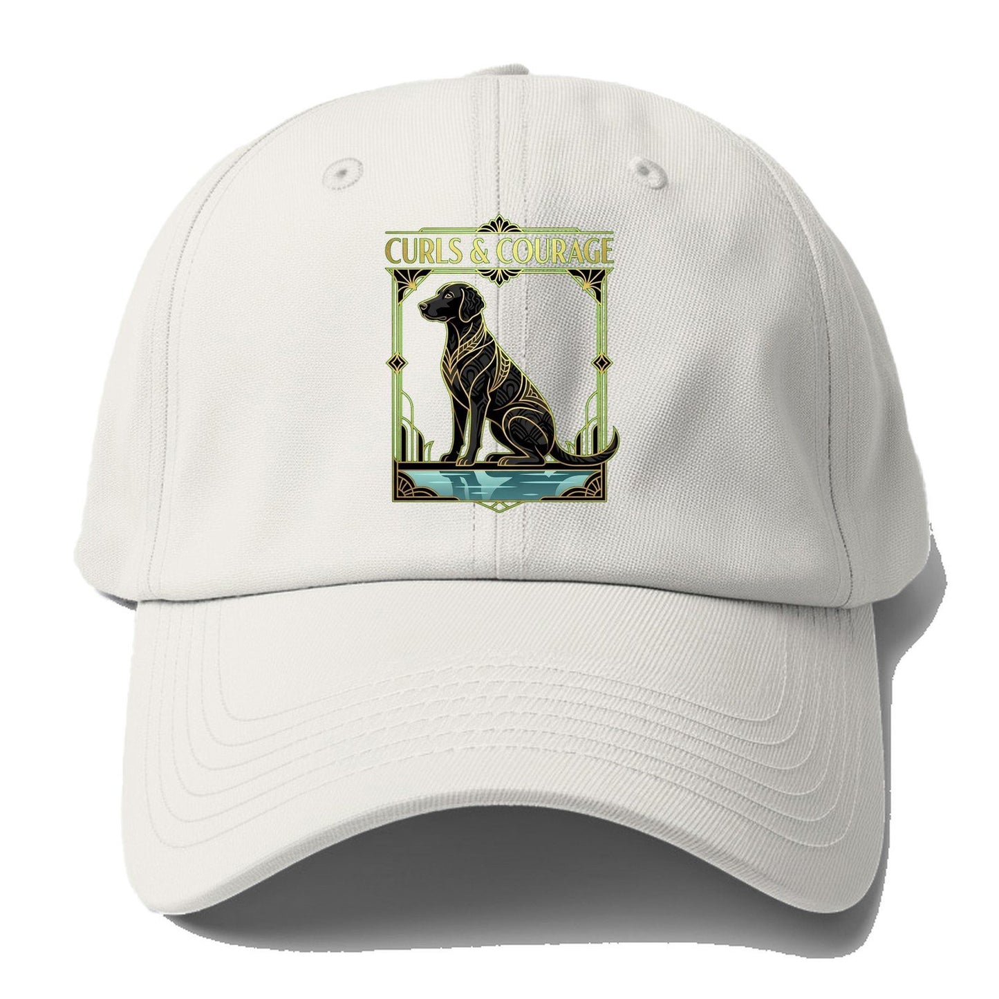 Curls And Courage Baseball Cap – Off White
