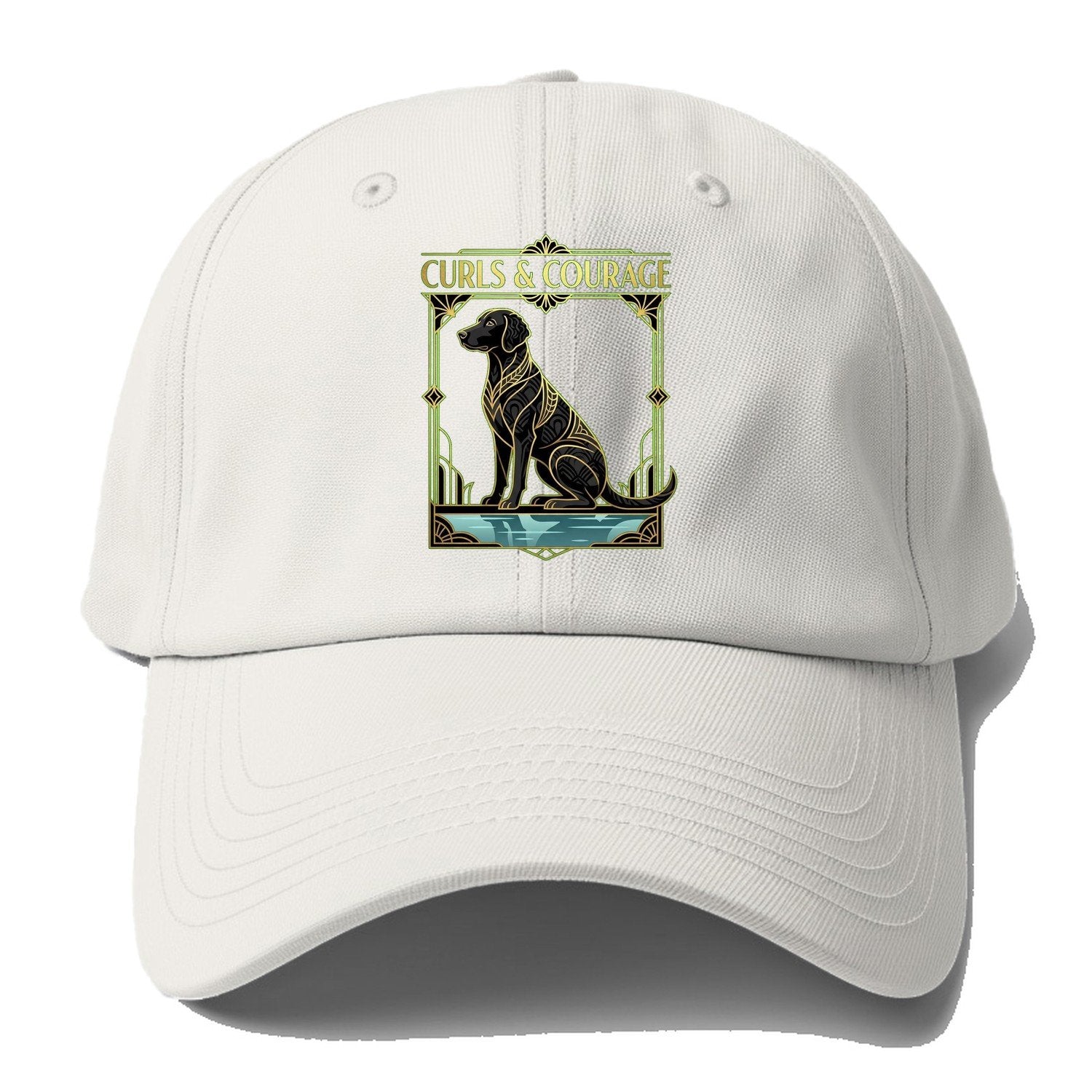 Curls And Courage Baseball Cap – Off White