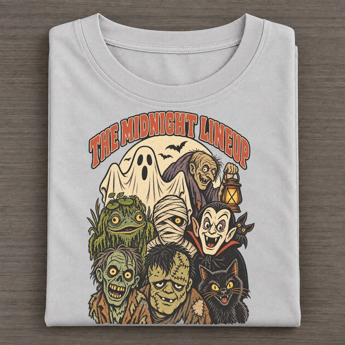 The Midnight Lineup Ghoul Mixer Classic T-shirt – Grey