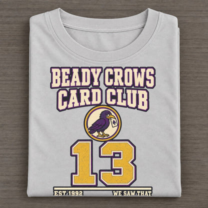 Crow Cards Sunday Nobodies Classic T-shirt – Grey