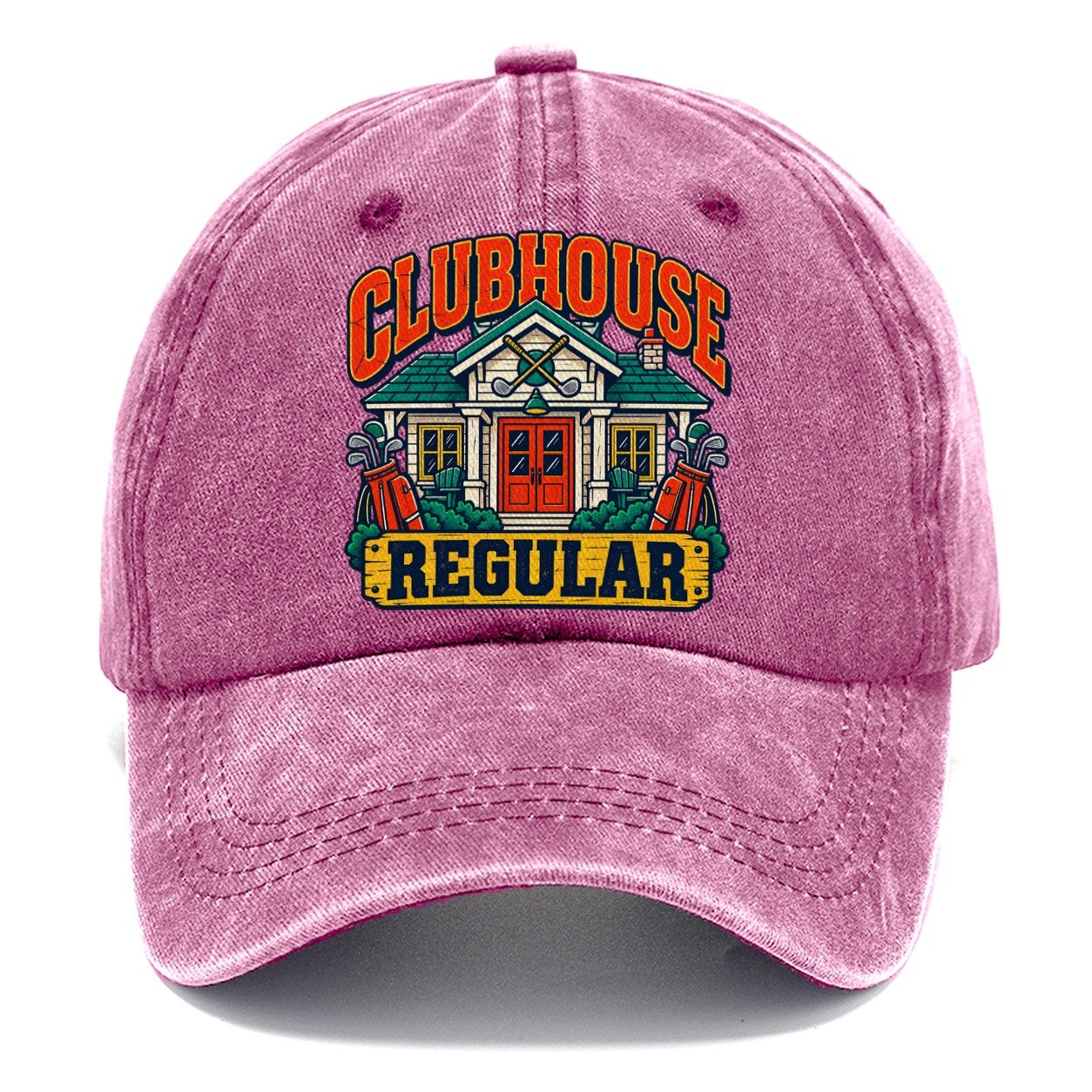 Clubhouse Regular Golf Life Classic Cap – Dusty Rose