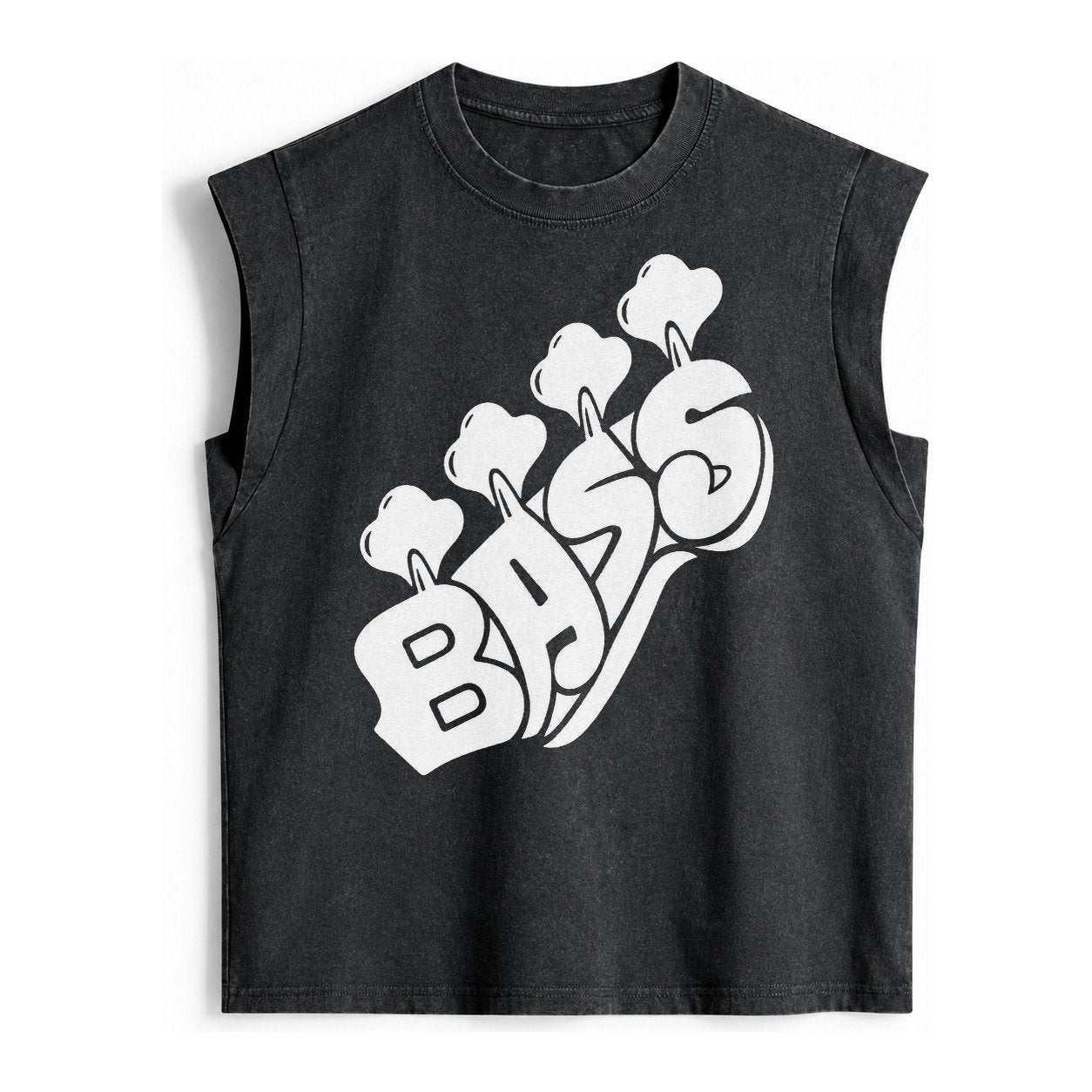 Bass Vintage Washed Tank – Black
