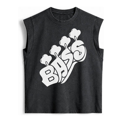 Bass Vintage Washed Tank – Black