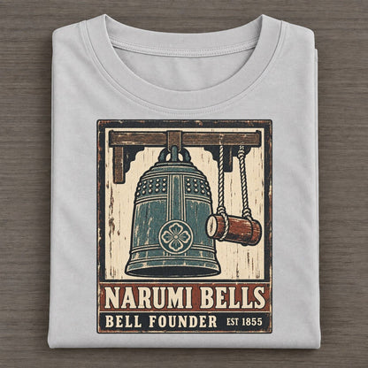 Narumi Bell Foundry Noren Trade Co Classic T-shirt – Grey