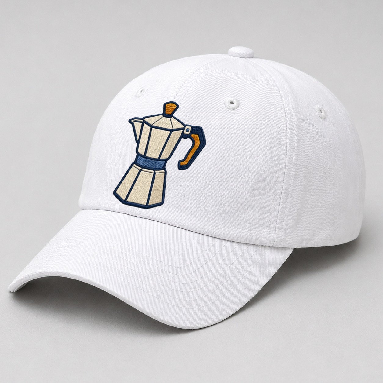 White — angle view