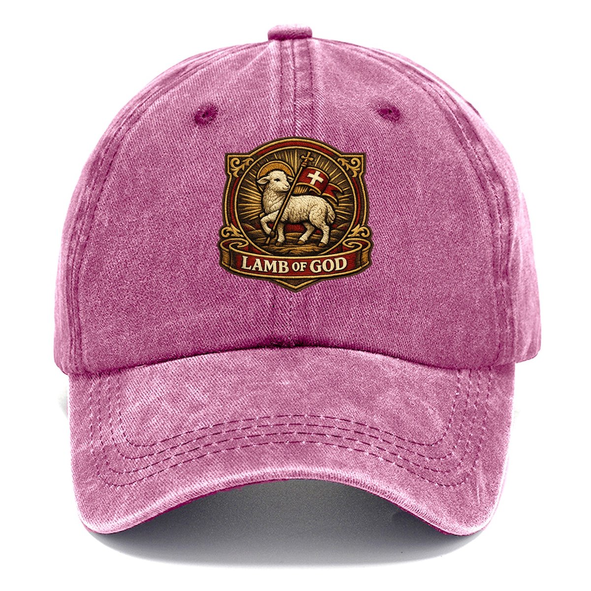Agnus Dei Classic Cap – Dusty Rose