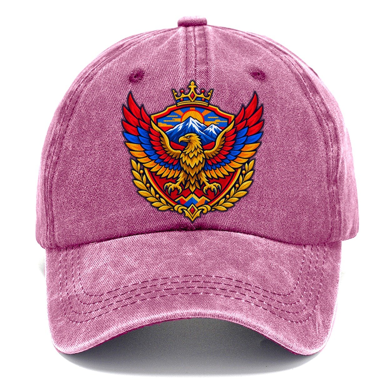 Armenia Heraldic Crest Country Logos Classic Cap – Dusty Rose