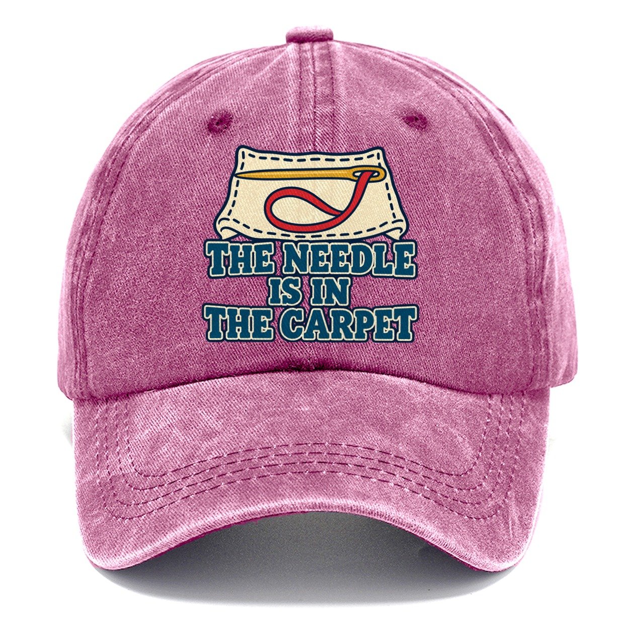 The Needle Is In The Carpet And Needlework Classic Cap – Dusty Rose