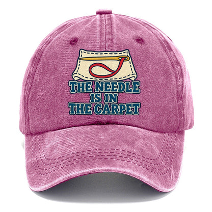 The Needle Is In The Carpet And Needlework Classic Cap – Dusty Rose