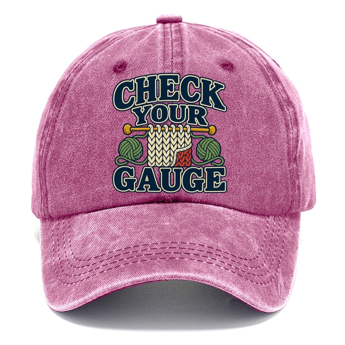 Check Your Gauge Yarn Crafts Classic Cap – Dusty Rose