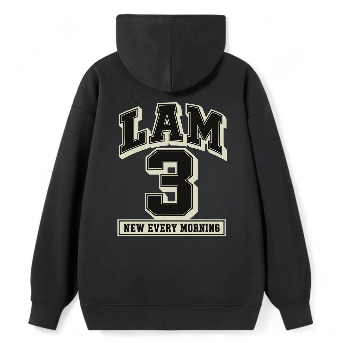 Lamentations 3 Varsity Chapel Varsity Classic Pullover Hoodie – Black