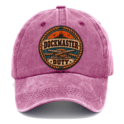 Dockmaster Duty Patch Fishing Club Classic Cap – Dusty Rose