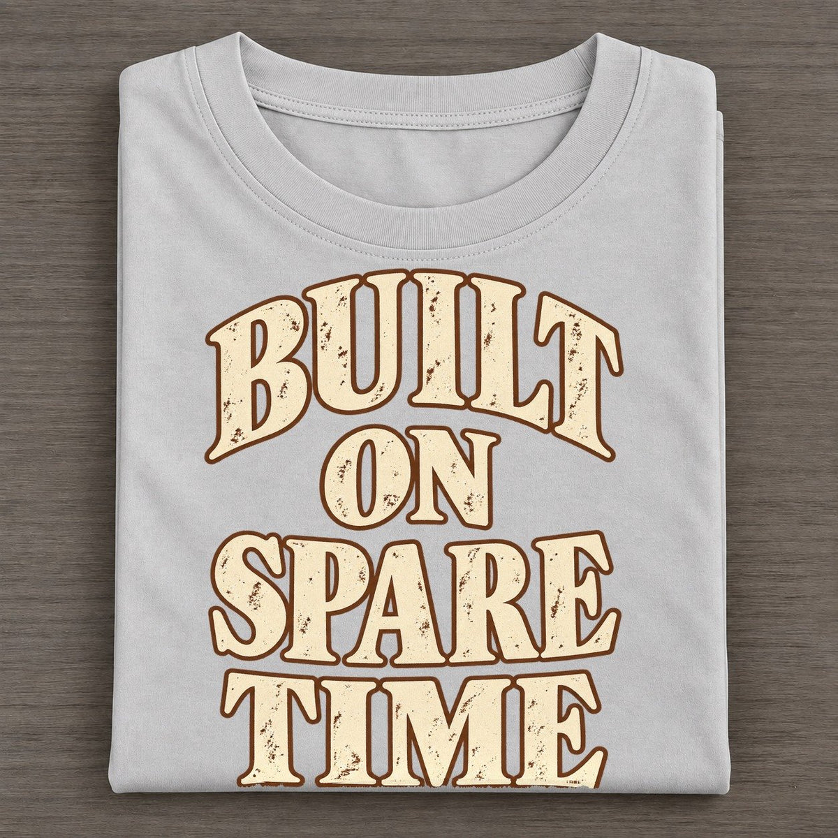 Built On Spare Time Character Club Classic T-shirt – Grey