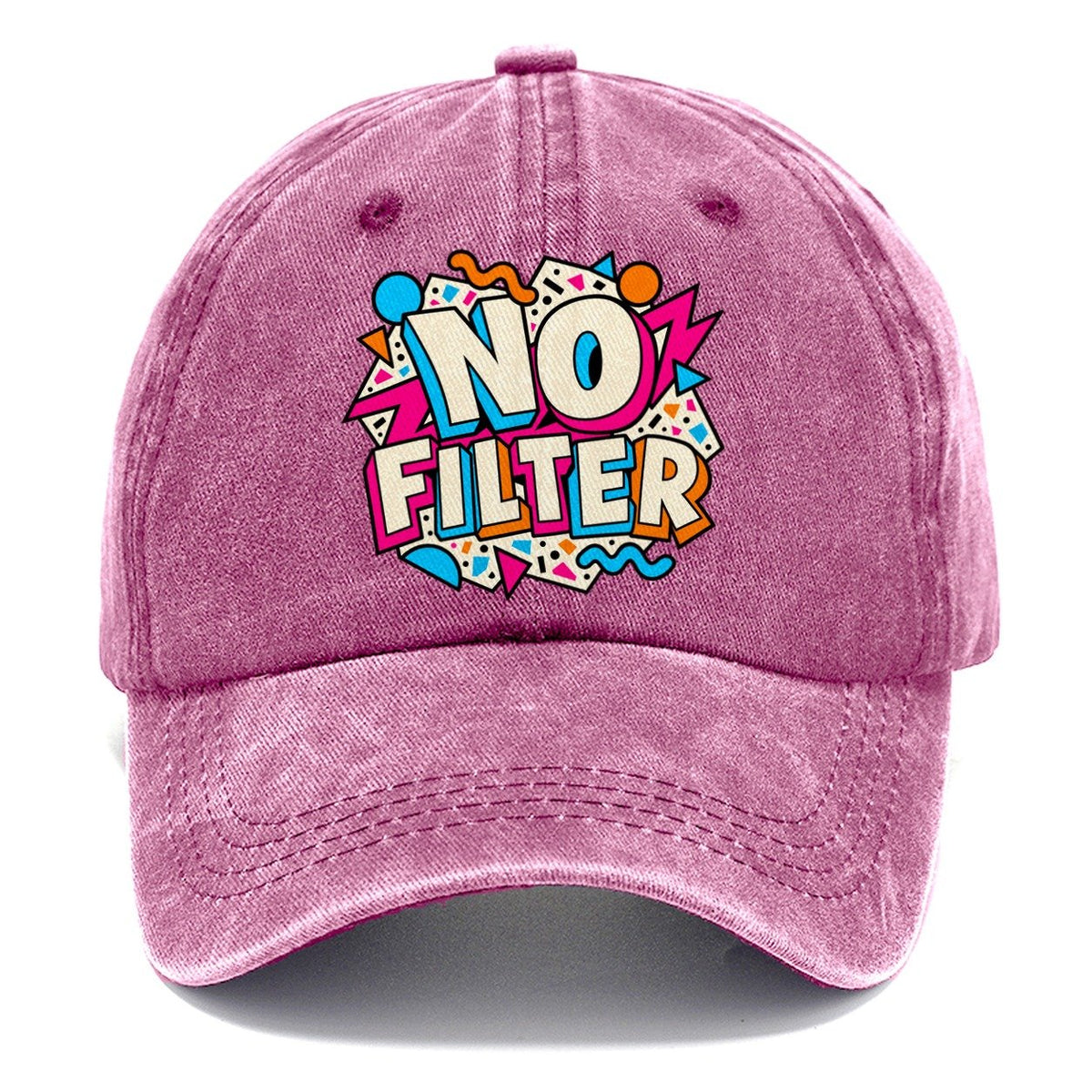 No Filter Crazy Styles Classic Cap – Dusty Rose