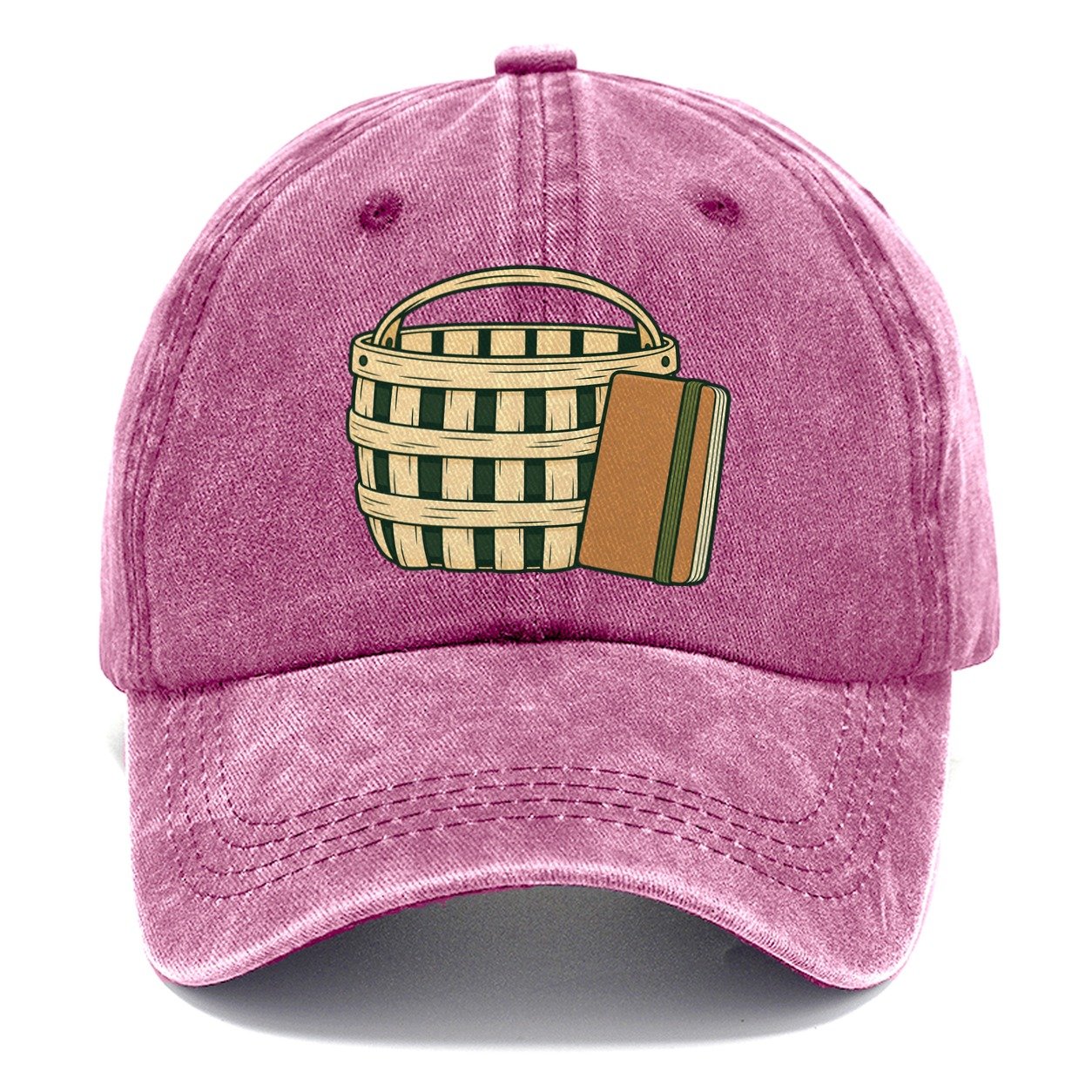 Basket And Field Notebook Foraging And Mycology Classic Cap – Dusty Rose