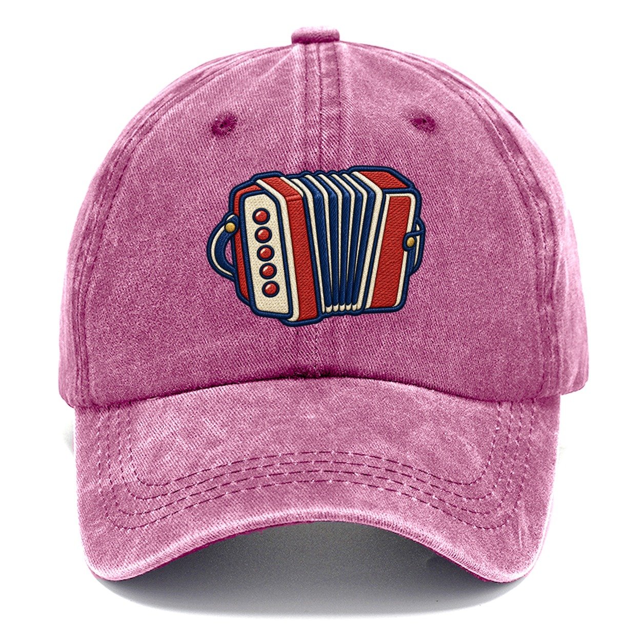 Button Accordion Tiny Solo Marks Classic Cap – Dusty Rose