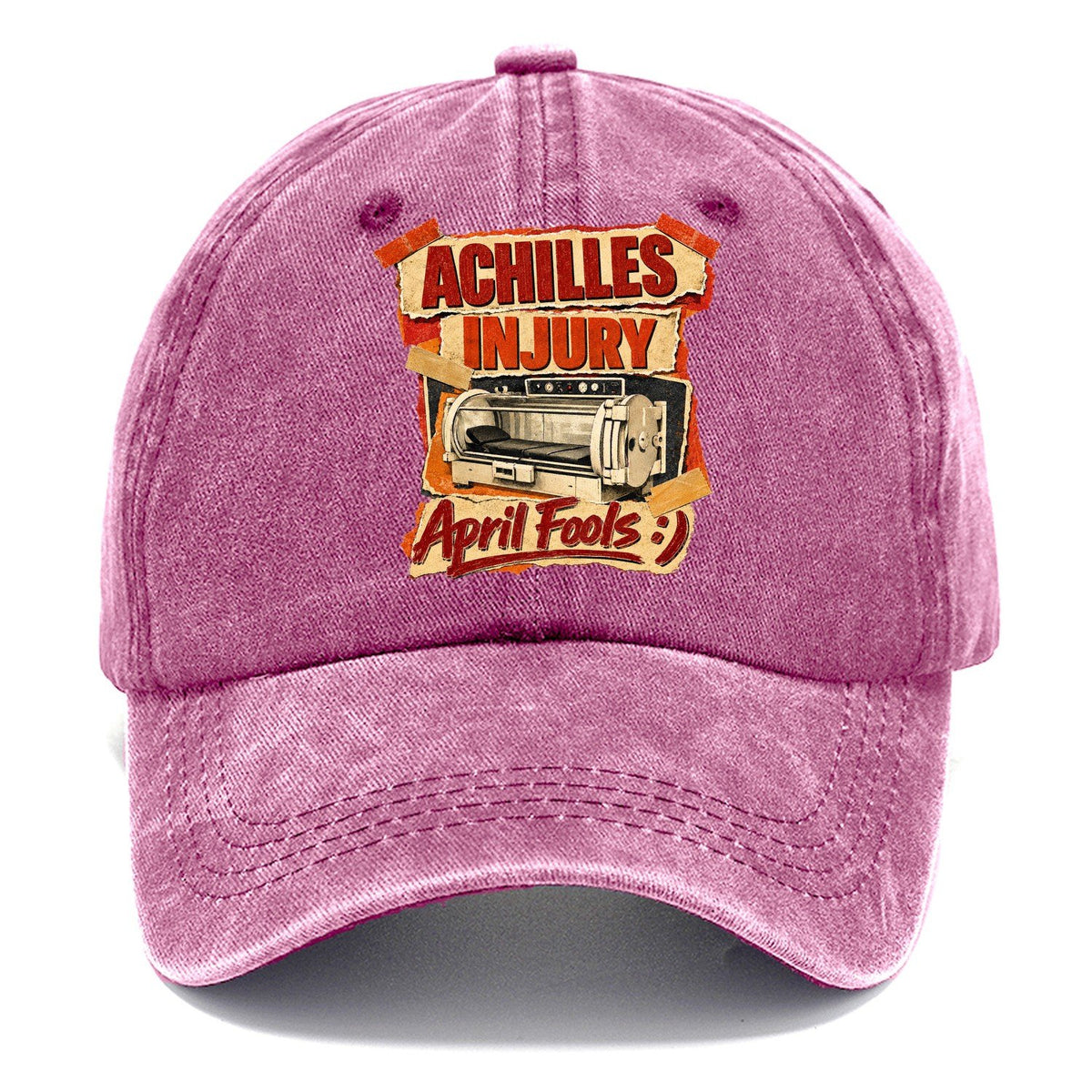 Achilles Injury April Fools Classic Cap – Dusty Rose
