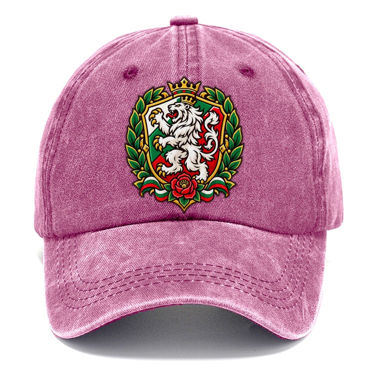Bulgaria Heraldic Crest Country Logos Classic Cap – Dusty Rose