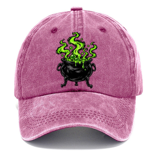 Bubbling Cauldron Witch Magic Classic Cap – Dusty Rose